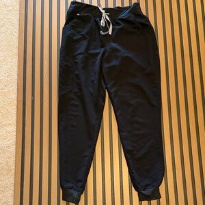 Black Jogger Pants with Drawstring